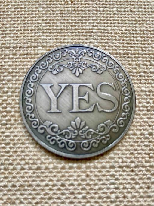  — Yes No Decision Maker Challenge Coin