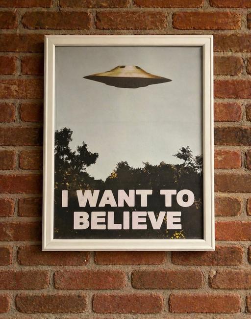 Buy & Sell St James`s Central London - Photos for X-files I want to believe framed poster