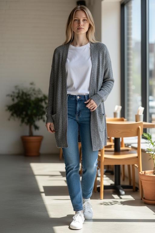 Buy & Sell South Elmsall Wakefield - Photos for Grey open cardigan size XS Staring at Stars