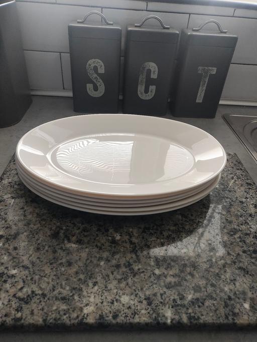 Buy & Sell Scholes Rotherham - Photos for 6 large oval dinner plates