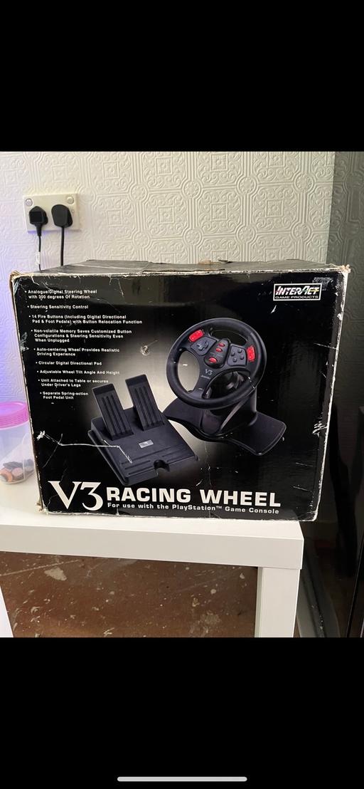Buy & Sell Warrington Warrington - Photos for V3 racing wheel PlayStation 2
