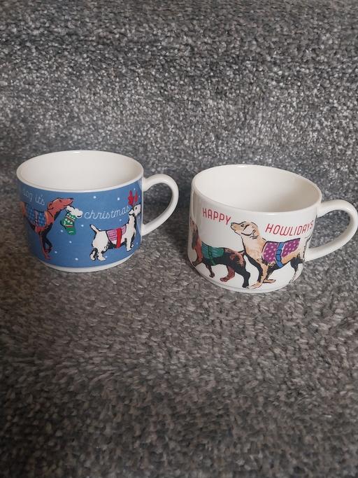 Buy & Sell Essington Wolverhampton - Photos for 2 Cath Kidston Xmas Doggy Mugs