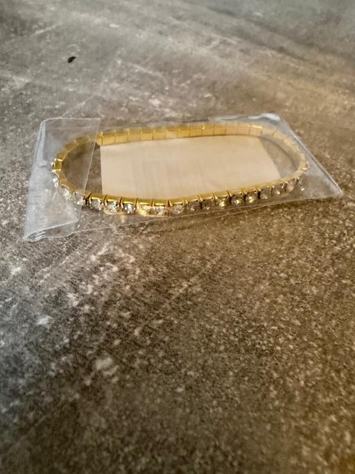 Buy & Sell South Elmsall Wakefield - Photos for Gold riviera bracelet with rhinestones