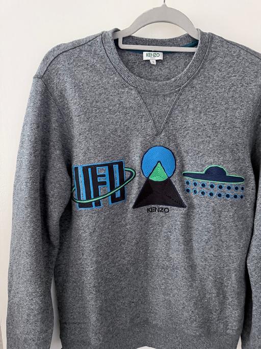  — Kenzo UFO & Symbols Sweatshirt Size S
