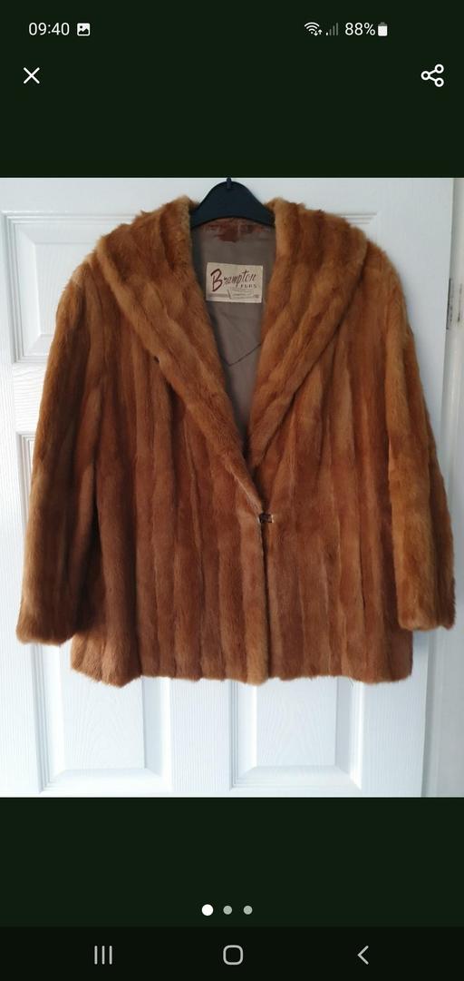  — ladies vintage fur jacket