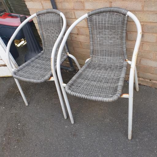 Buy & Sell Pensnett Dudley - Photos for 2 Garden Chairs, Decent Condition, Few Marks