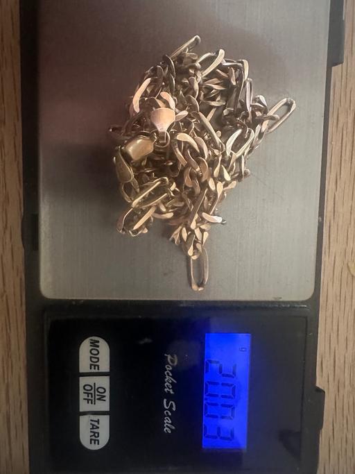  — 9CT 375 30INCH huge Necklace 20.03 grams