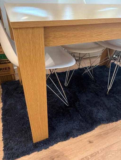 Buy & Sell Bourne Business Park Runnymede - Photos for Wayfair Oak Wood Dining Table 77x177cm