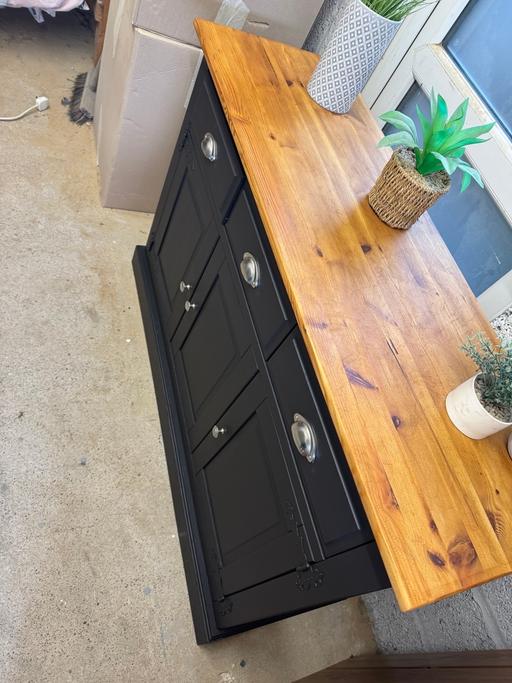 Buy & Sell Hoobrook Wyre Forest - Photos for Pine sideboard black 🖤