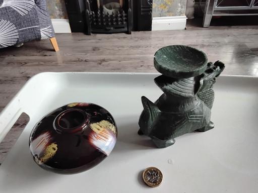 Buy & Sell Yardley Birmingham - Photos for old stone dragon tea light holder & freebie