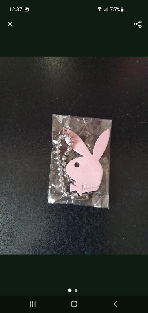  — playboy bunny keyring/bag charm