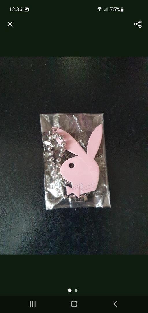  — playboy bunny keyring/bag charm