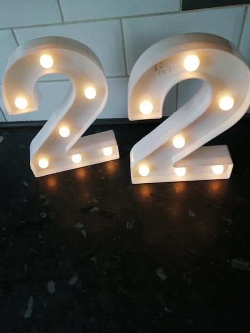 Buy & Sell Wednesfield Wolverhampton - Photos for Light up numbers