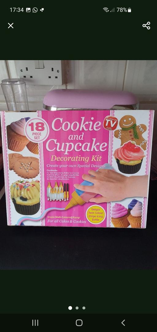 Buy & Sell Upper Gornal Dudley - Photos for 18 piece cookie & cupcake decorating kit NEW