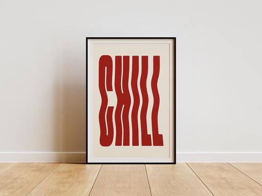 Buy & Sell Newington South East London - Photos for A4 Chill Framed Poster