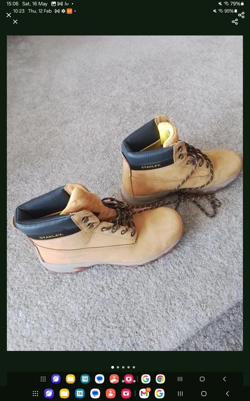  — Stanley steel toe boots