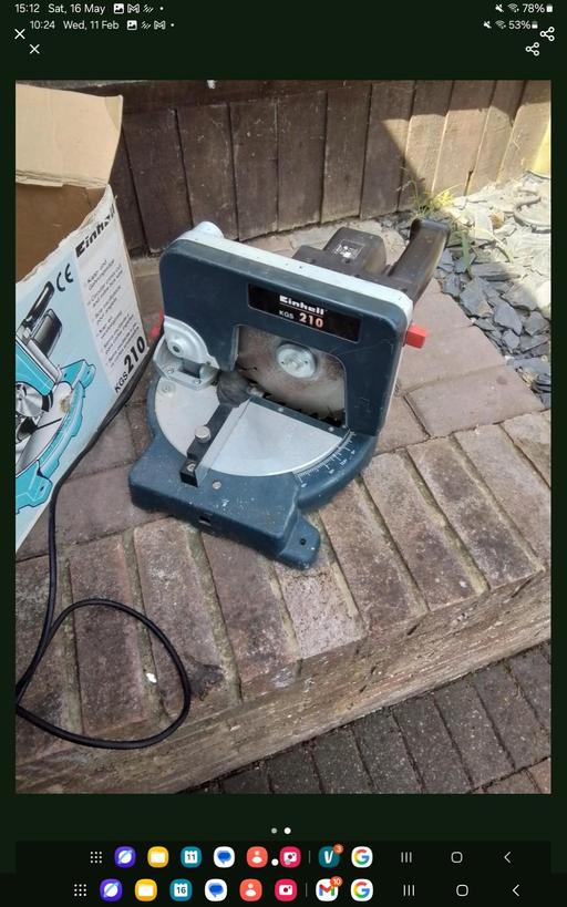 Buy & Sell Allhallows Medway - Kent - Photos for Einhell chop saw