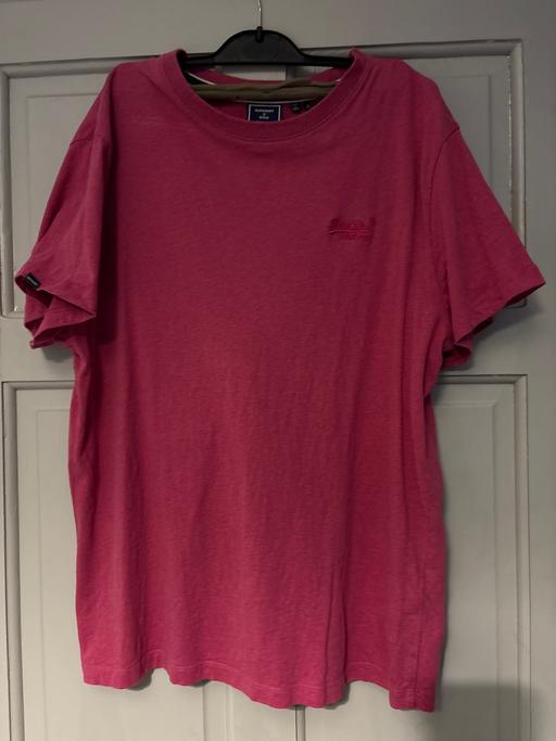  — Super dry t shirt XL Dark pink