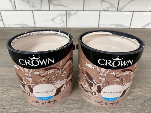 Buy & Sell Oldbury Sandwell - Photos for Two 2.5L Crown ‘Dash of Nutmeg’ Matt Paint