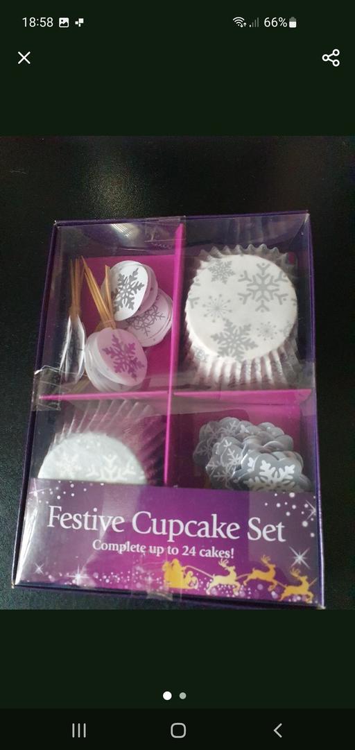 Buy & Sell Upper Gornal Dudley - Photos for Xmas festive cupcake set NEW