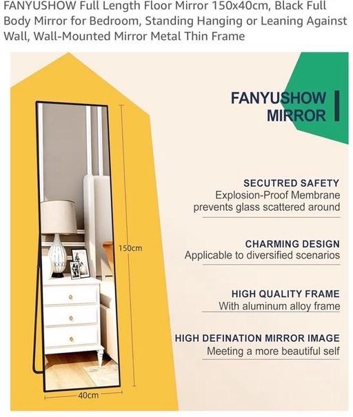 Buy & Sell St John`s Wood North West London - Photos for Floor Mirror