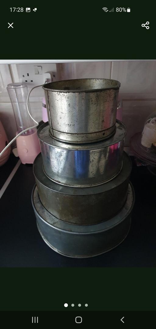 Buy & Sell Upper Gornal Dudley - Photos for cake baking tins set x 4