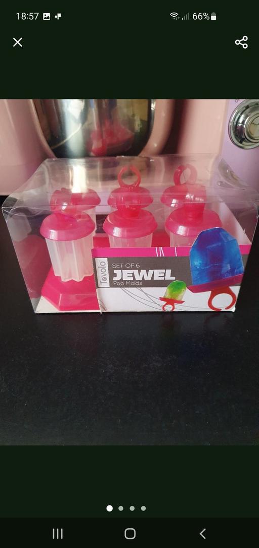 Buy & Sell Upper Gornal Dudley - Photos for jewel ice lolly pop moulds x 6 NEW