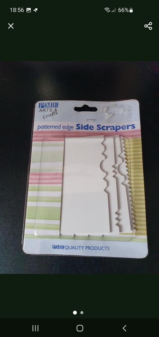 Buy & Sell Upper Gornal Dudley - Photos for patterned edge cake side scrapers x 4 NEW