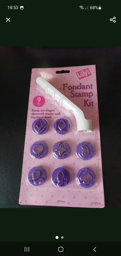 Buy & Sell Upper Gornal Dudley - Photos for fondant/icing stamp kit NEW