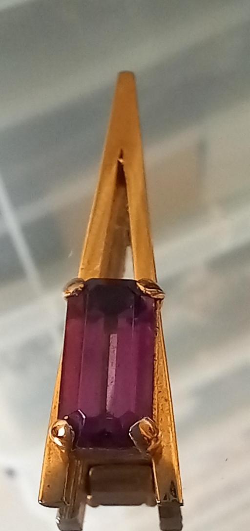  — Vintage avon Ireland amythest pendant