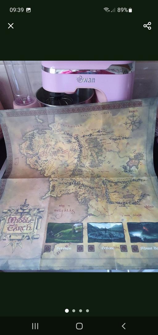  — lord of the rings collectors map