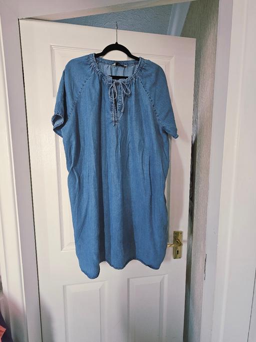 Buy & Sell Newton Doncaster - Photos for F&F summer material denim dress, size 20.