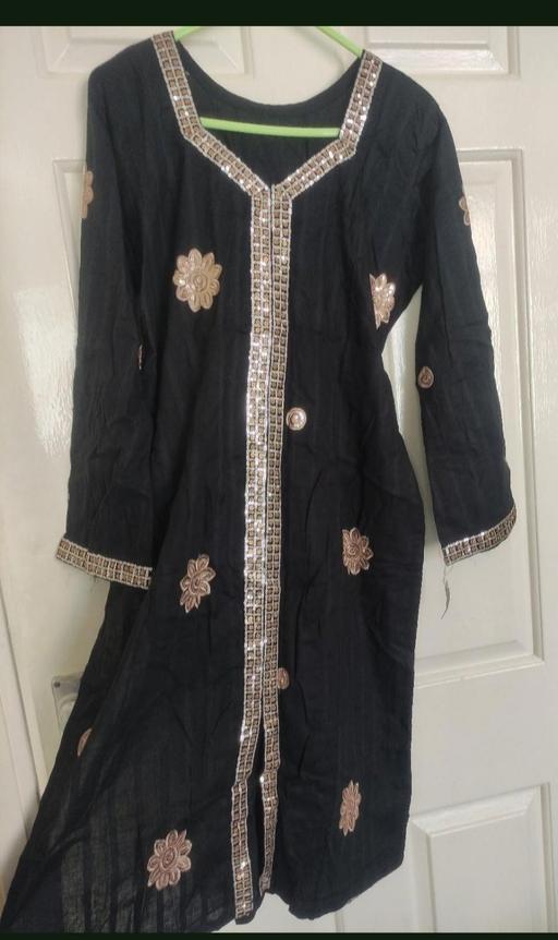  — 3 piece black lawn cotton suit