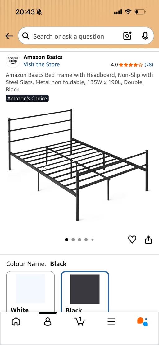 Buy & Sell Bluewater Dartford - Photos for Bed frame (with mattress)
