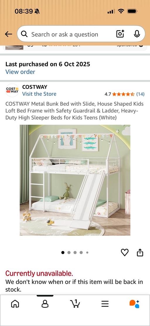 Buy & Sell Greenhithe Dartford - Photos for Metal bunk bed