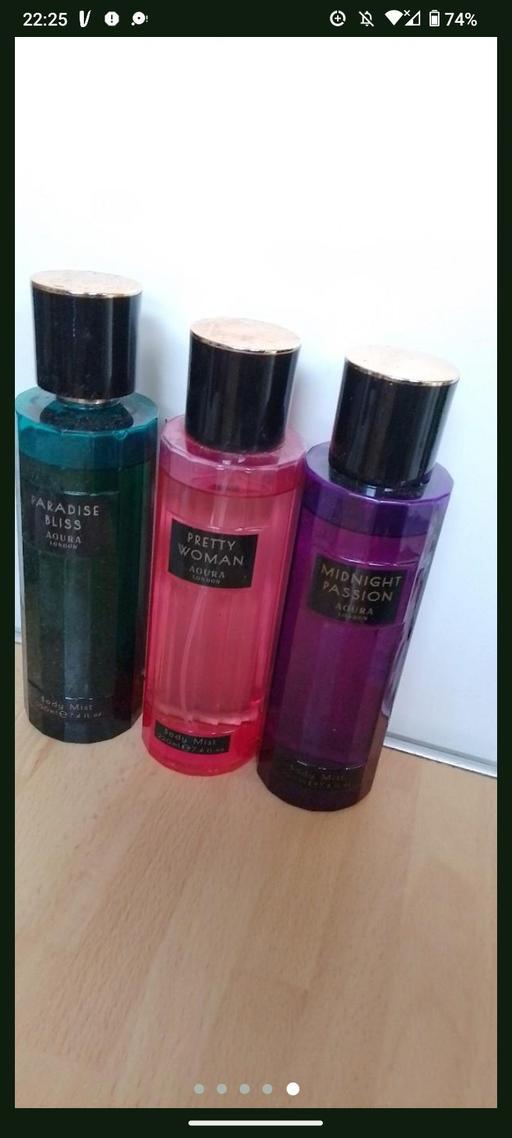  — 3 x body mist 200.ml each