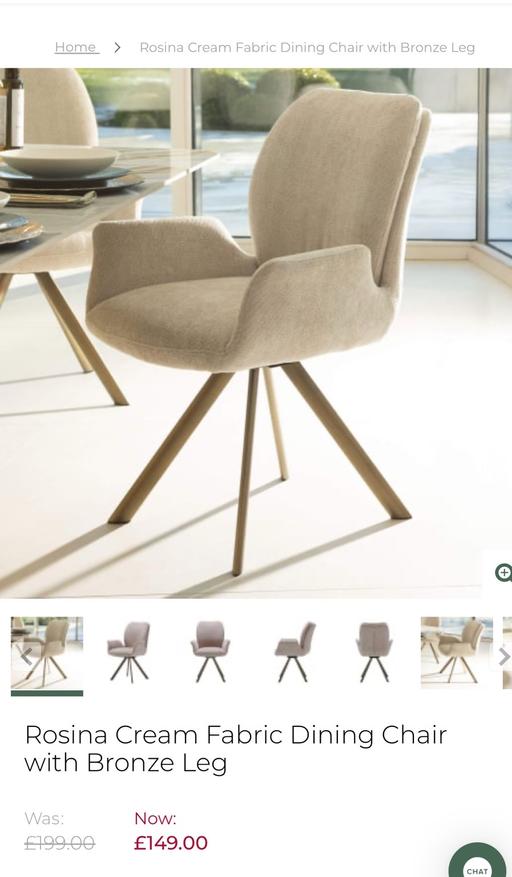 Buy & Sell Pendlebury Salford - Photos for 4 Rosina Cream Dining chairs