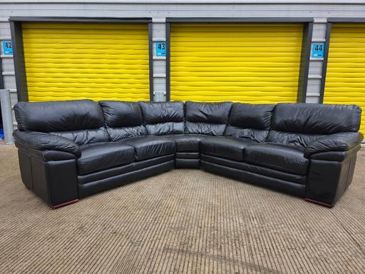 Buy & Sell Corporation Street Birmingham - Photos for dfs black leather corner sofa