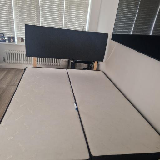  — Double bed base with headboard board