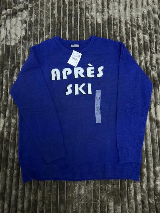  — Blue women pullover jumper size L