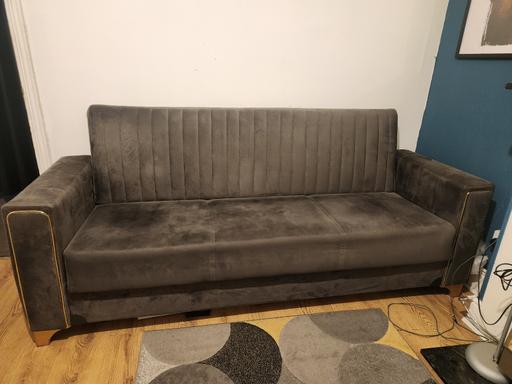 Buy & Sell Luton Bedfordshire - Photos for 3 seat contemporary design turkish sofa bed