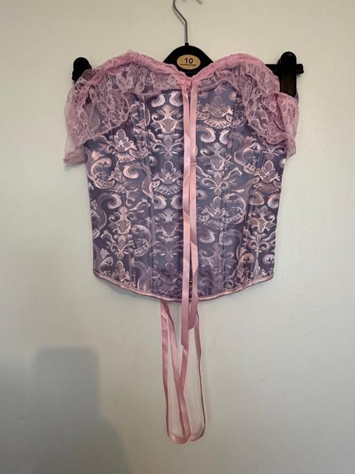  — Pinke and Lilac Floral cordel whit Romântic