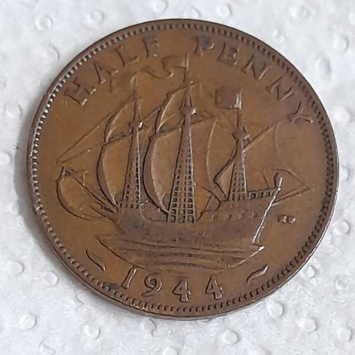 Buy & Sell Bamber Bridge South Ribble - Photos for OLD 1944 HALFPENNY COIN
