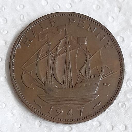 Buy & Sell Bamber Bridge South Ribble - Photos for OLD 1947 HALFPENNY COIN