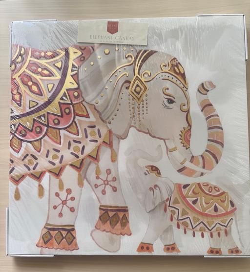 Buy & Sell Elm Park Havering - Photos for Elephant canvas Boho sold by B&M