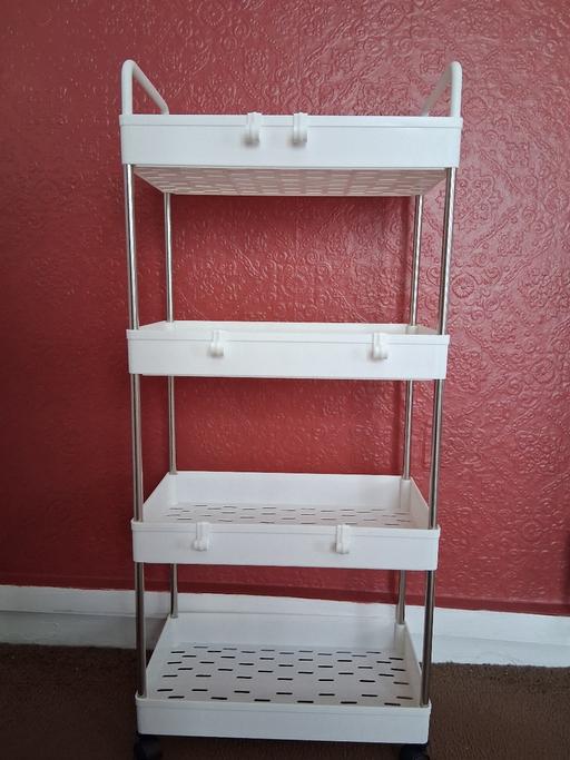 Buy & Sell Woodgate Birmingham - Photos for 4-tier rolling storage trolley