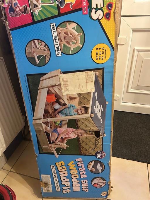 Buy & Sell Pensnett Dudley - Photos for Free 2 collect Wooden Sandbox Pirate Sandboat