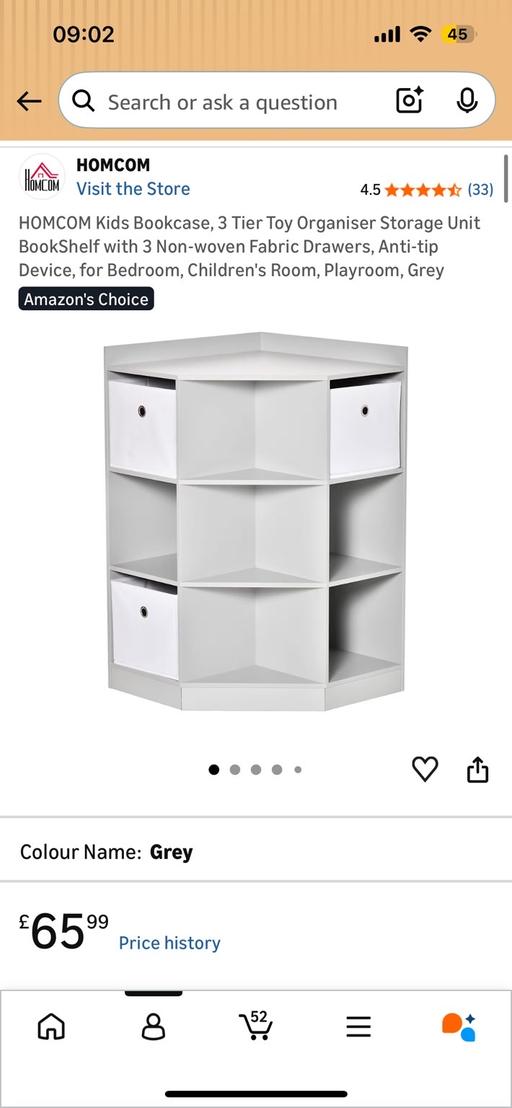 Buy & Sell Acton West London - Photos for HOMCOM corner storage cabinet