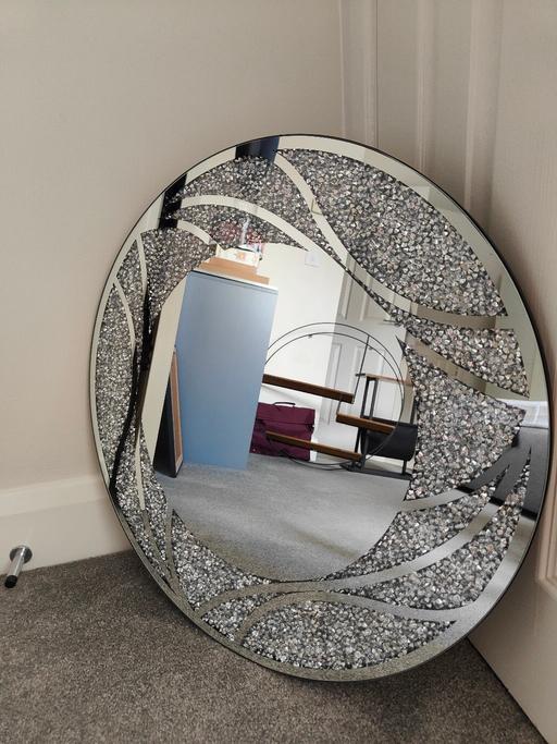 Buy & Sell Oldbury Sandwell - Photos for Mirage Circular Mirror 55cm Silver