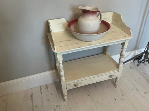 Buy & Sell Cann Hall East London - Photos for Victorian pine upscaled Wash stand jug & bowl
